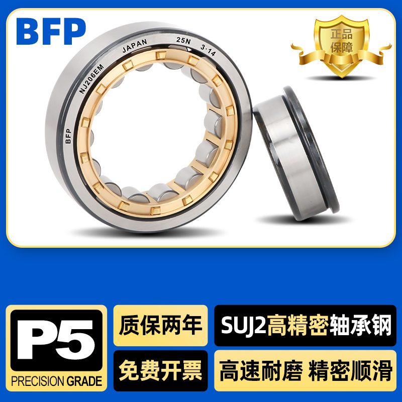 日本进口BFP圆柱滚子轴承NJ2203高速2204 2205 2206 2207 2208EM