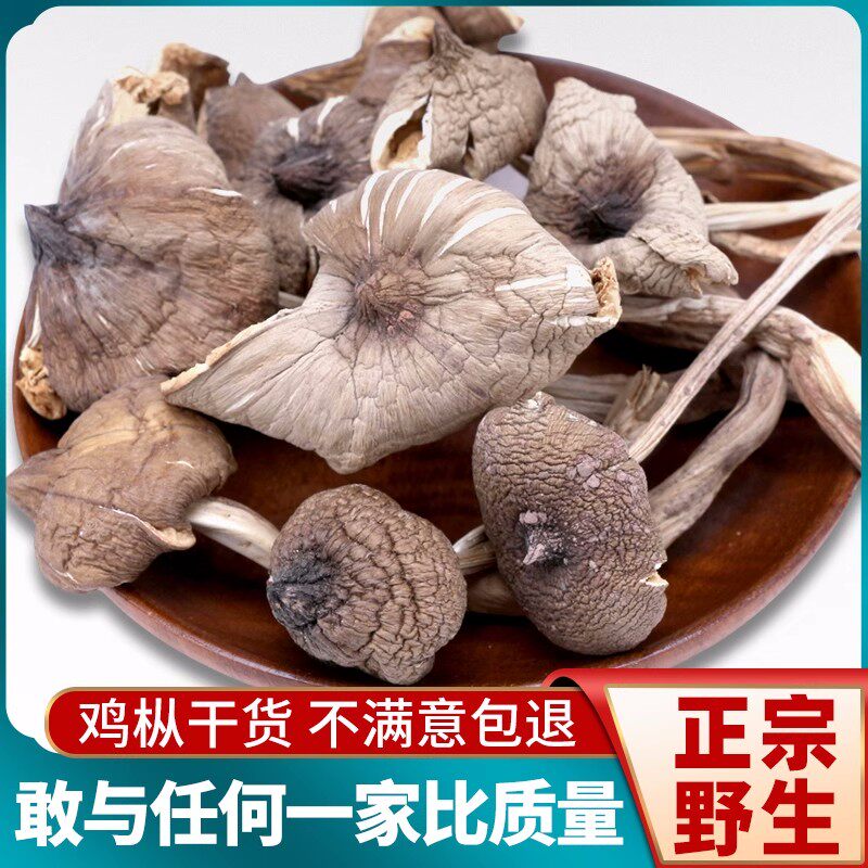 正宗云南特产鸡枞菌500g干货纯野生火把蘑菇油山珍煲汤旗舰店新鲜