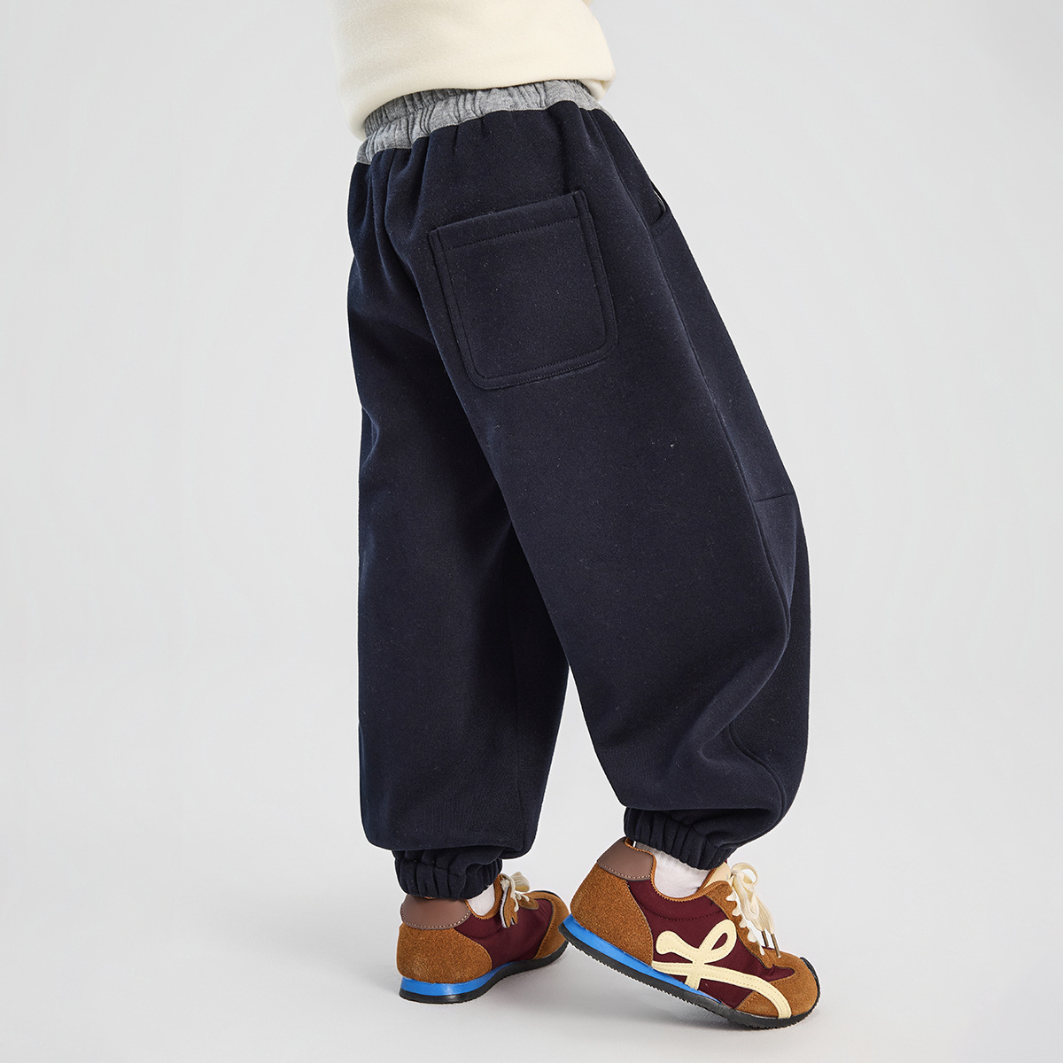 2025男童冬款加绒儿童秋冬中大童