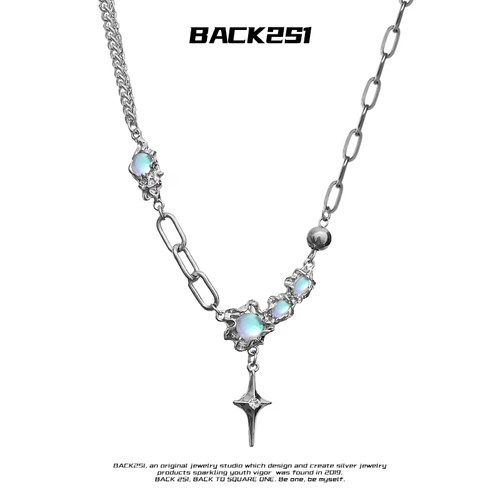 高级感网红辣妹百搭不规则颈链