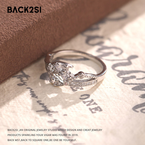 925纯银祁煜同款闭口婚戒