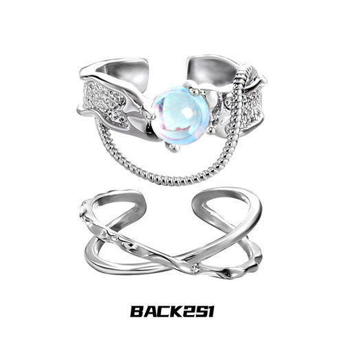 月光石小众设计冷淡风戒指