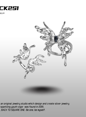 女合金镀银原创风格戒指