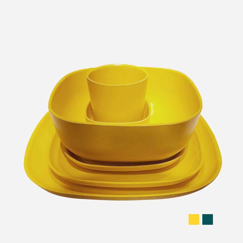 bamboo fiber tableware cup soup noodles bowl ring