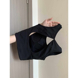 夏季美背吊带背心女夏显瘦美背一体带胸垫外穿辣妹内搭短款无袖