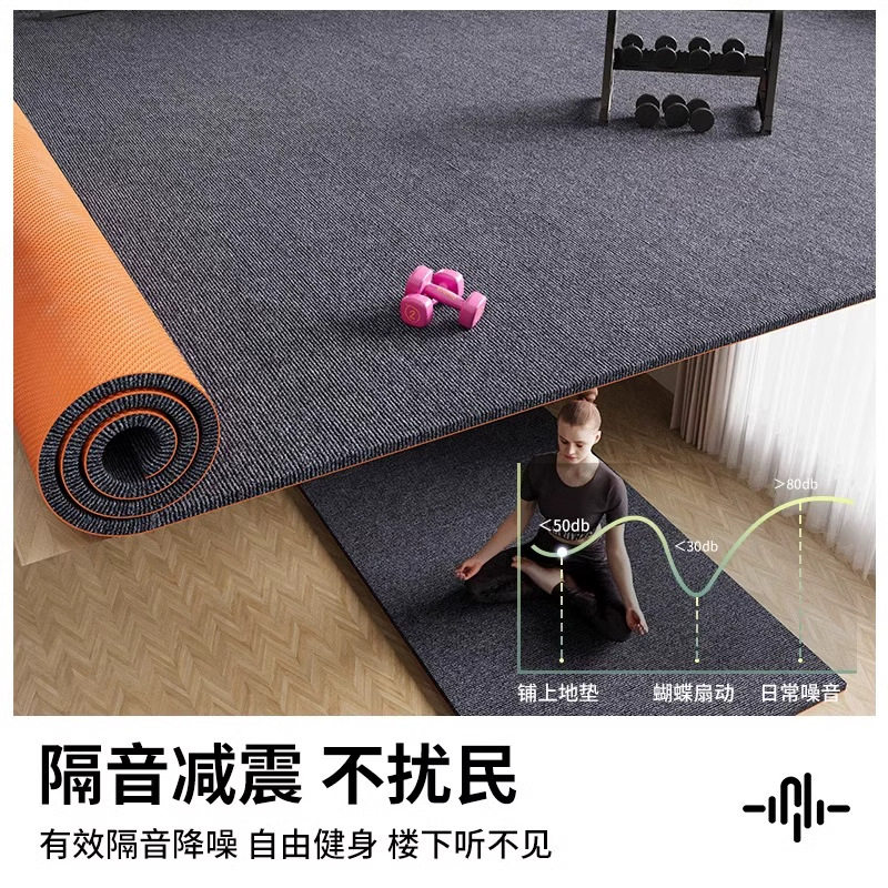 健身房地垫隔音减震运动