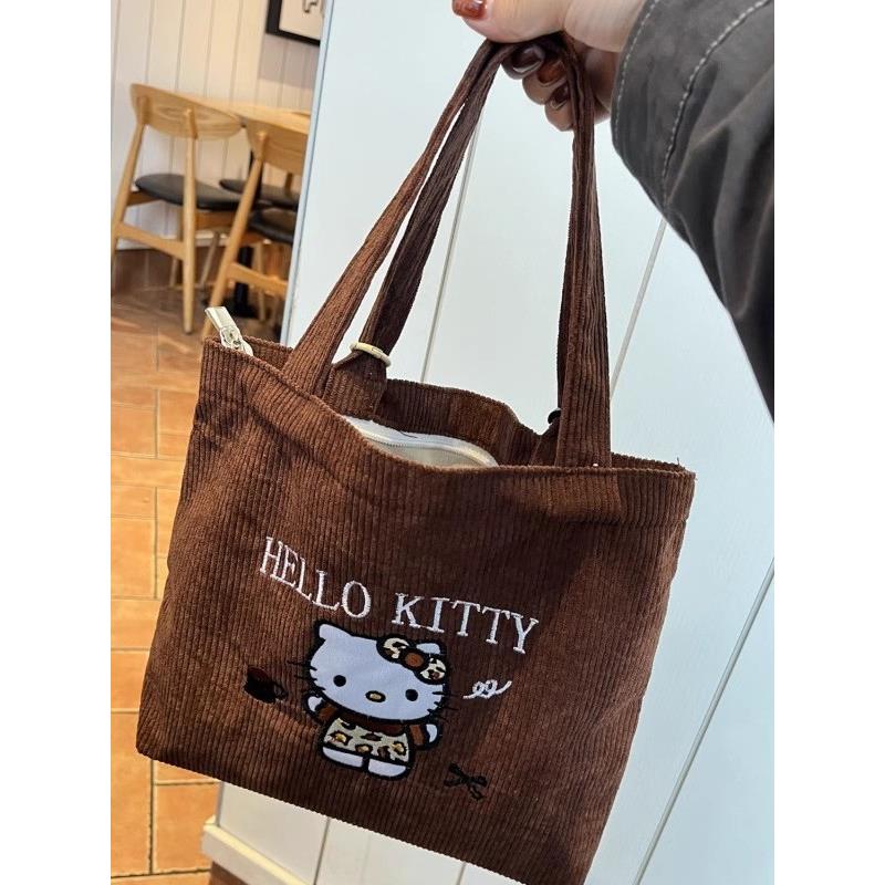 刺绣Kitty手提包手拎上班