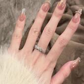 皓石戒指女小众设计轻奢高级感精致百搭气质开口指环2026新款 爆款