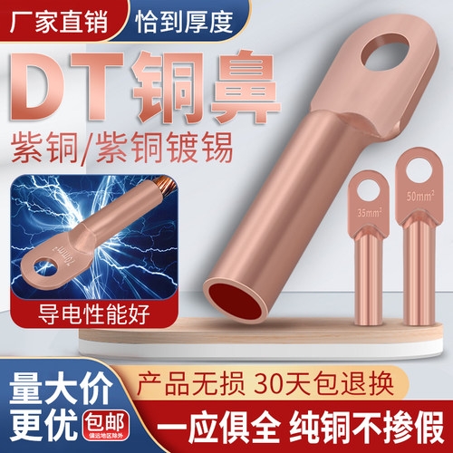 dt线耳铜鼻子接线电缆