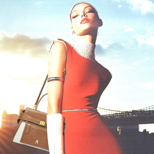 礼物 送给妈妈best 皮革帆布手提包 ARACHNID小众设计师 FROM