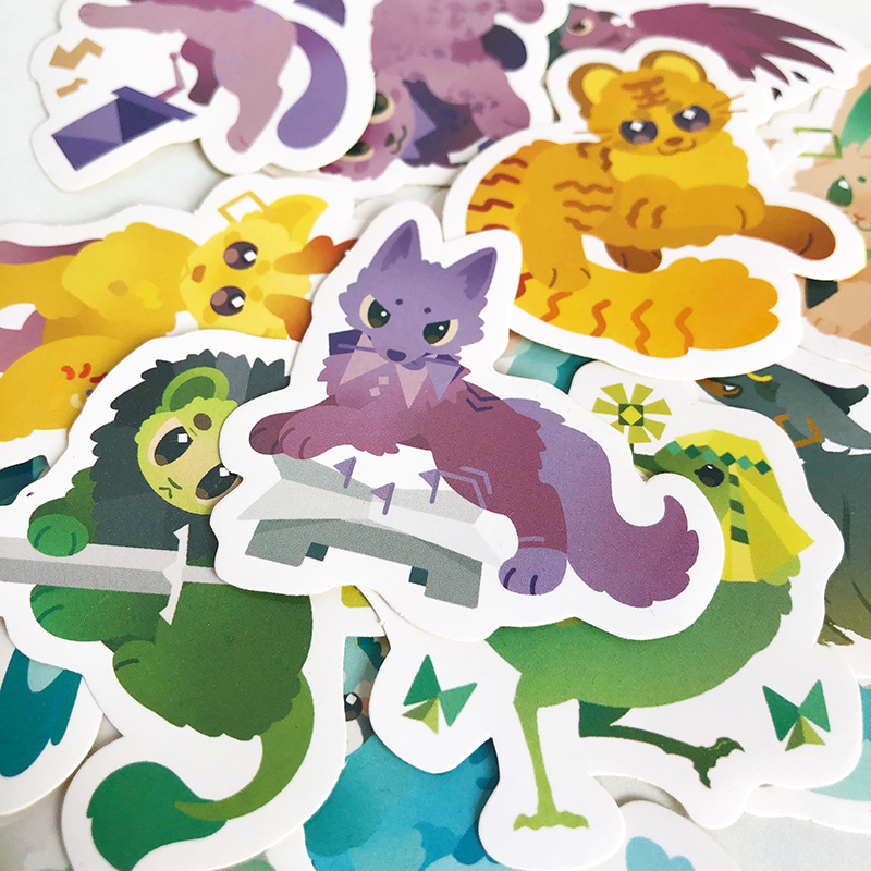 16型印象拟兽贴纸包-划算的嘞！