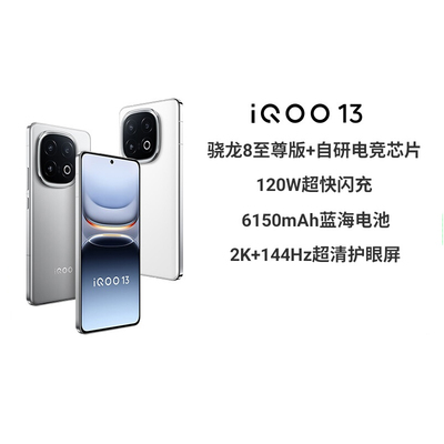 iQOO 13 全网通5G手机骁龙8至尊版拍照游戏电竞手机vivo官方旗舰店iQOO 12