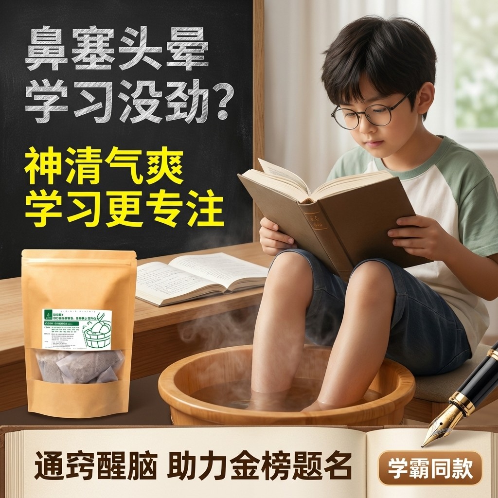 儿童中药泡脚包神清气爽学习专注通窍醒脑助力金榜题名,婴童洗护,宝宝泡澡包/泡脚包,淘宝优惠券,粉丝福利购,淘宝优惠卷