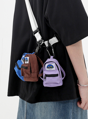 MYE个性潮牌零钱包钥匙扣挂件钥匙包卡包日韩工装复古多色耳机包