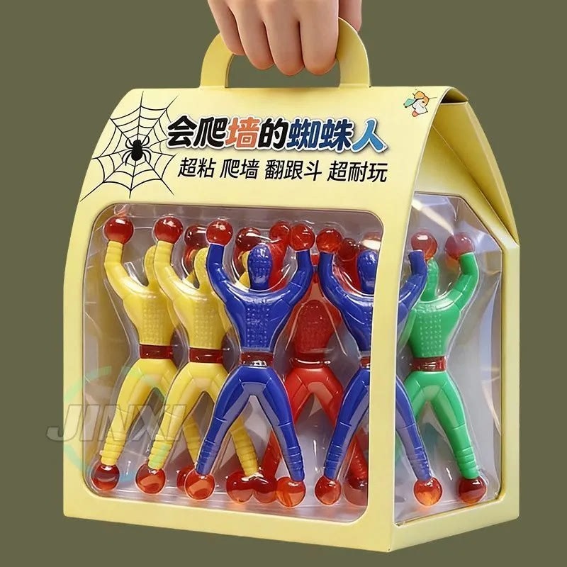 爬墙人爬墙蜘蛛人粘性小人会粘墙