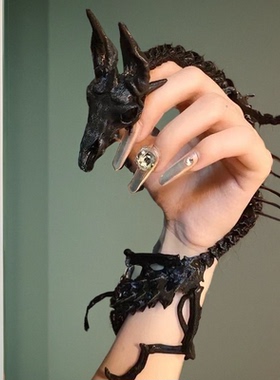 3d骨龙bjd哥特新款骷髅龙骨现货摆挂件cos潮玩手办配饰娃娃搭配酷