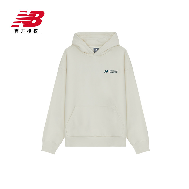 New Balance NB官方男潮流舒适简约百搭连帽衫卫衣AMT44321