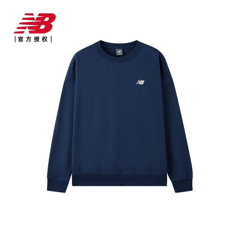 NB官方正品25春男款运动休闲圆领卫衣AMT51370