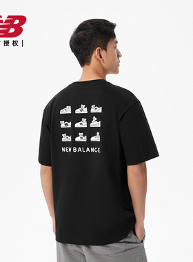 New Balance NB男女同款T恤短裤5ED26221/021/5VD25393/373