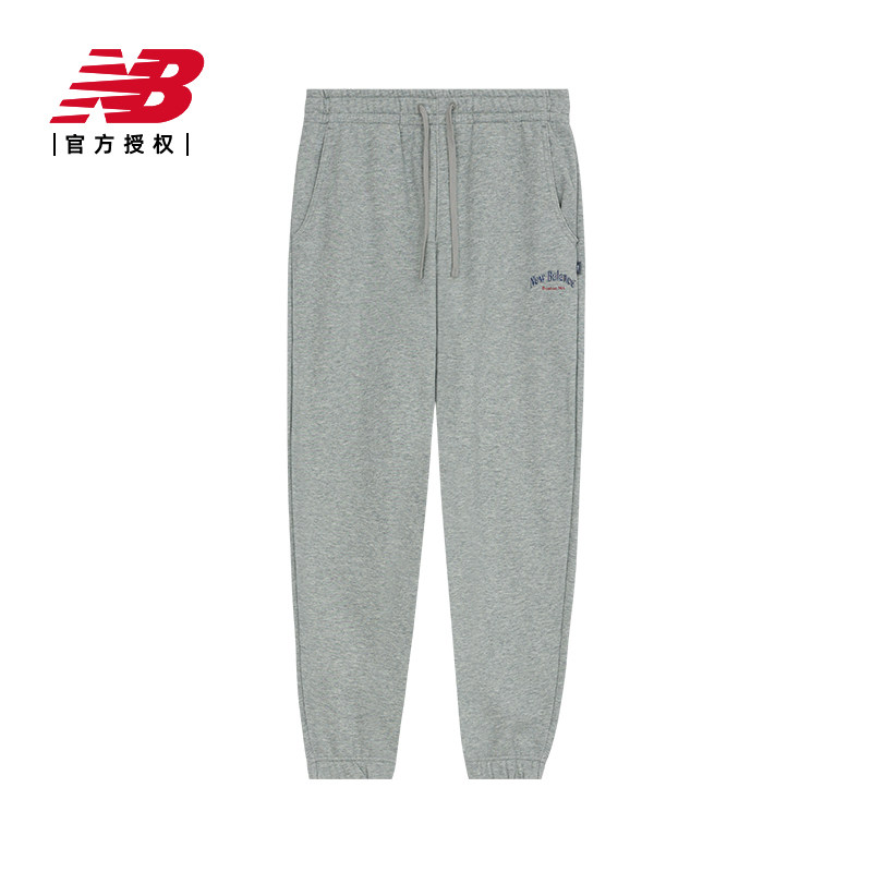 New Balance NB官方正品女经典百搭长裤运动休闲针织裤AWP44310
