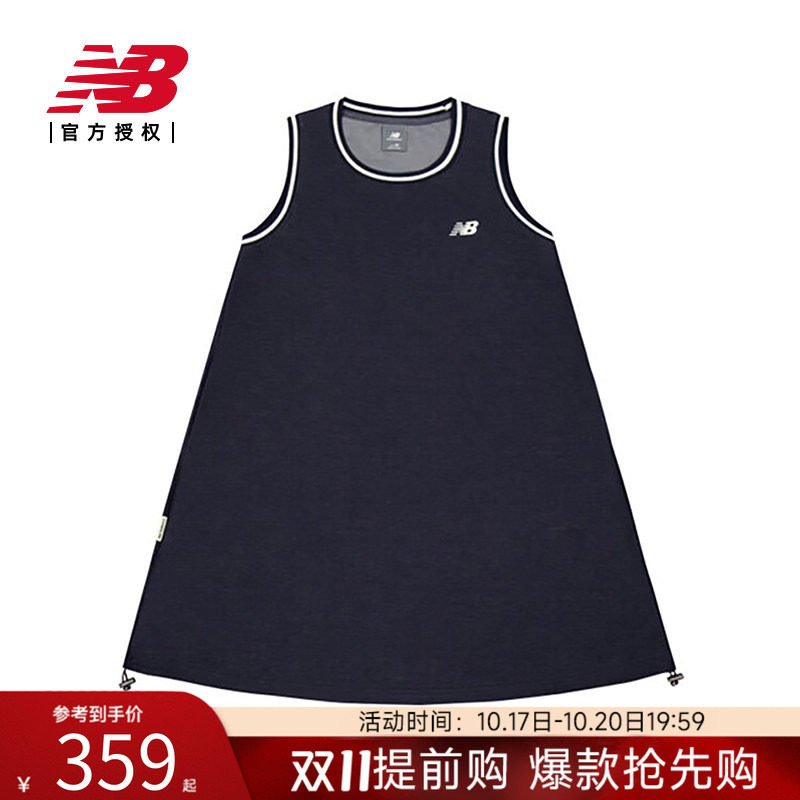 NEW BALANCENB官方26新款夏季女款舒适休闲运动连衣裙WD61Q4DB