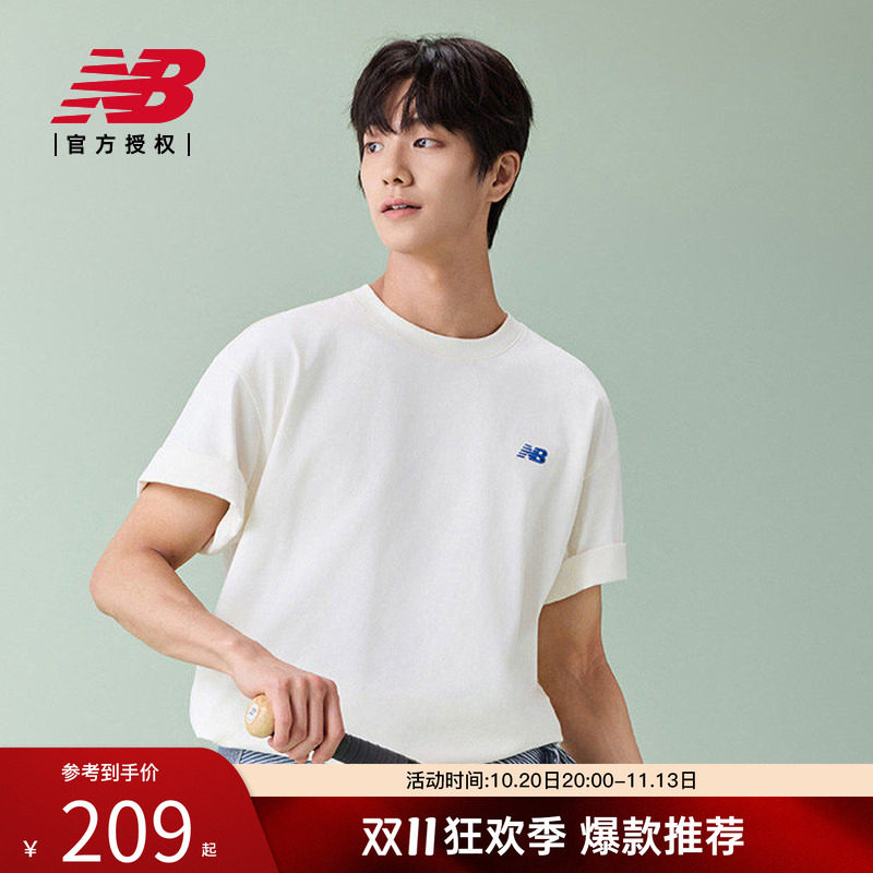 New Balance NB官方26新款夏季男款百搭舒适透气短袖T恤MT61L44E