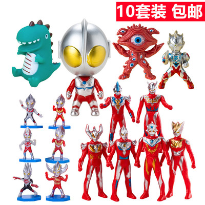 大头蛋糕奥特曼加恩怪兽