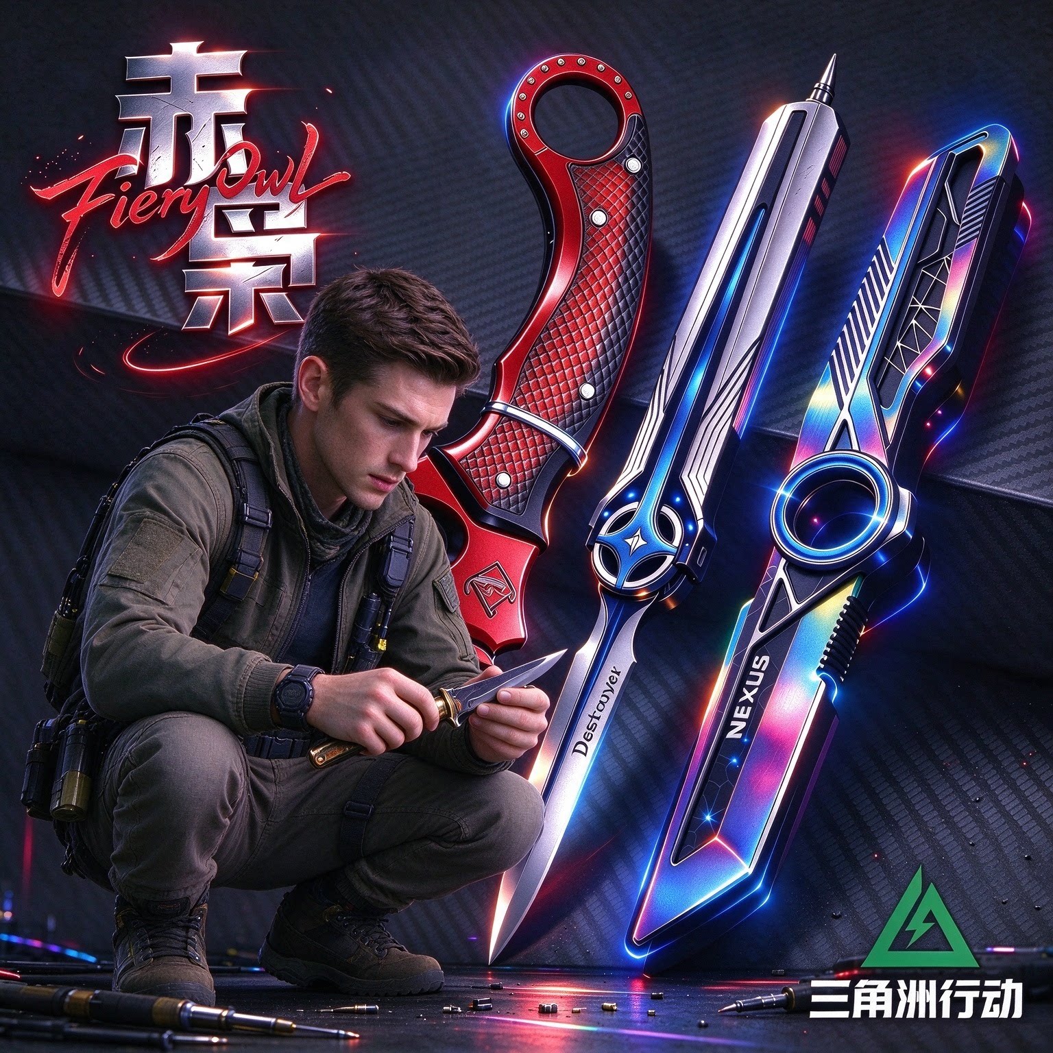 三角洲行动刀周边全套未开刃