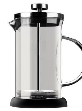 French Press Coffee Maker, Heat Resistant Borosilicate Glass