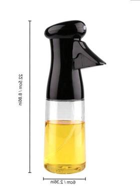 Kitchen Oil Bottle Cooking Oil Spray 200ml Black Pneumatic