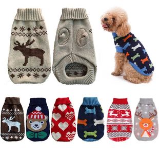 Warm Pet Dog Sweater Winter Dog Clothes for Small Medium Dog
