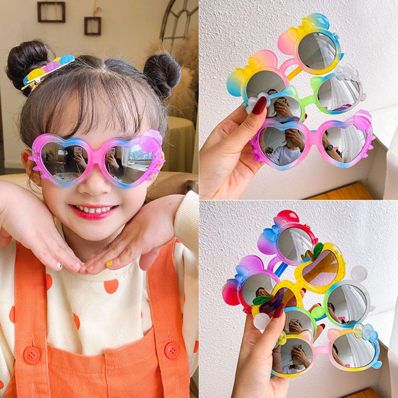gafas de sol de dibujos animados para ni?os y ni?as, lentes