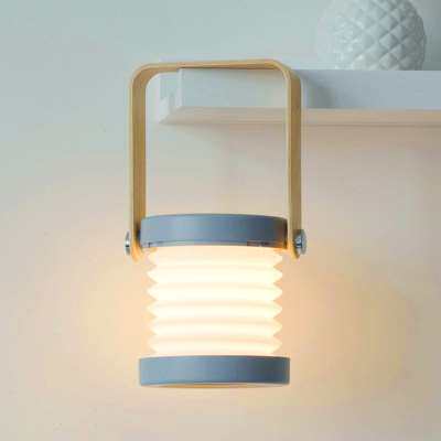 创意充电灯笼暖光小夜灯折叠书灯卧室床头看书台灯抖音网红少女心