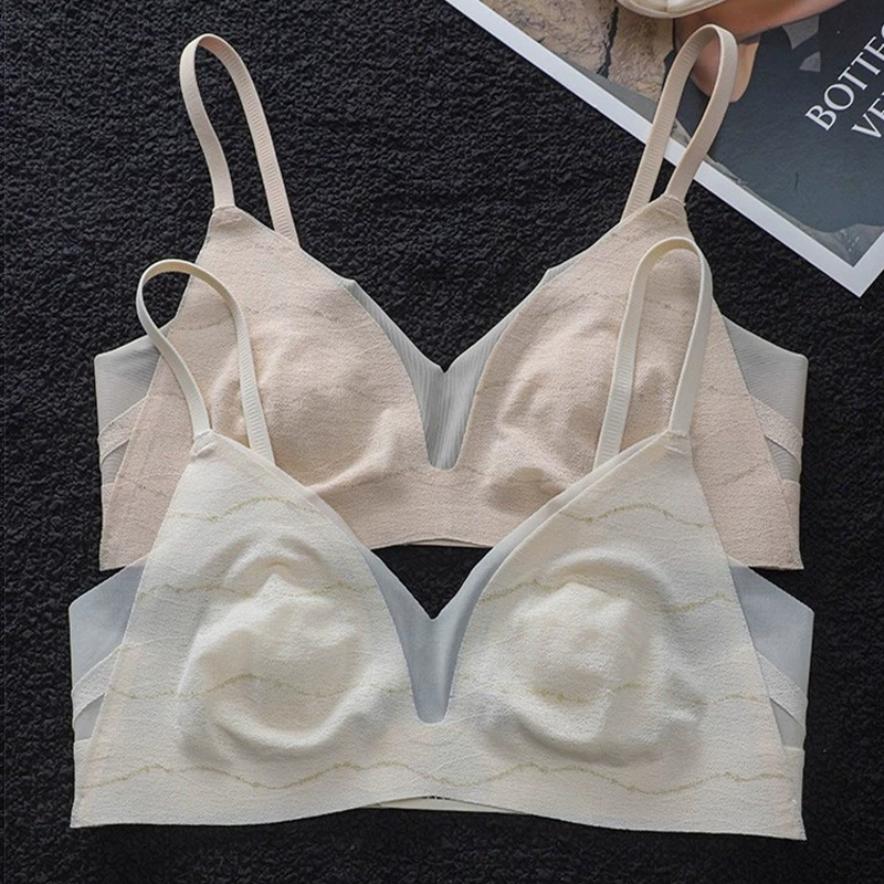 Kbra超轻超薄防凸点显瘦内衣女2025新款爆款大胸显小透气无痕文胸