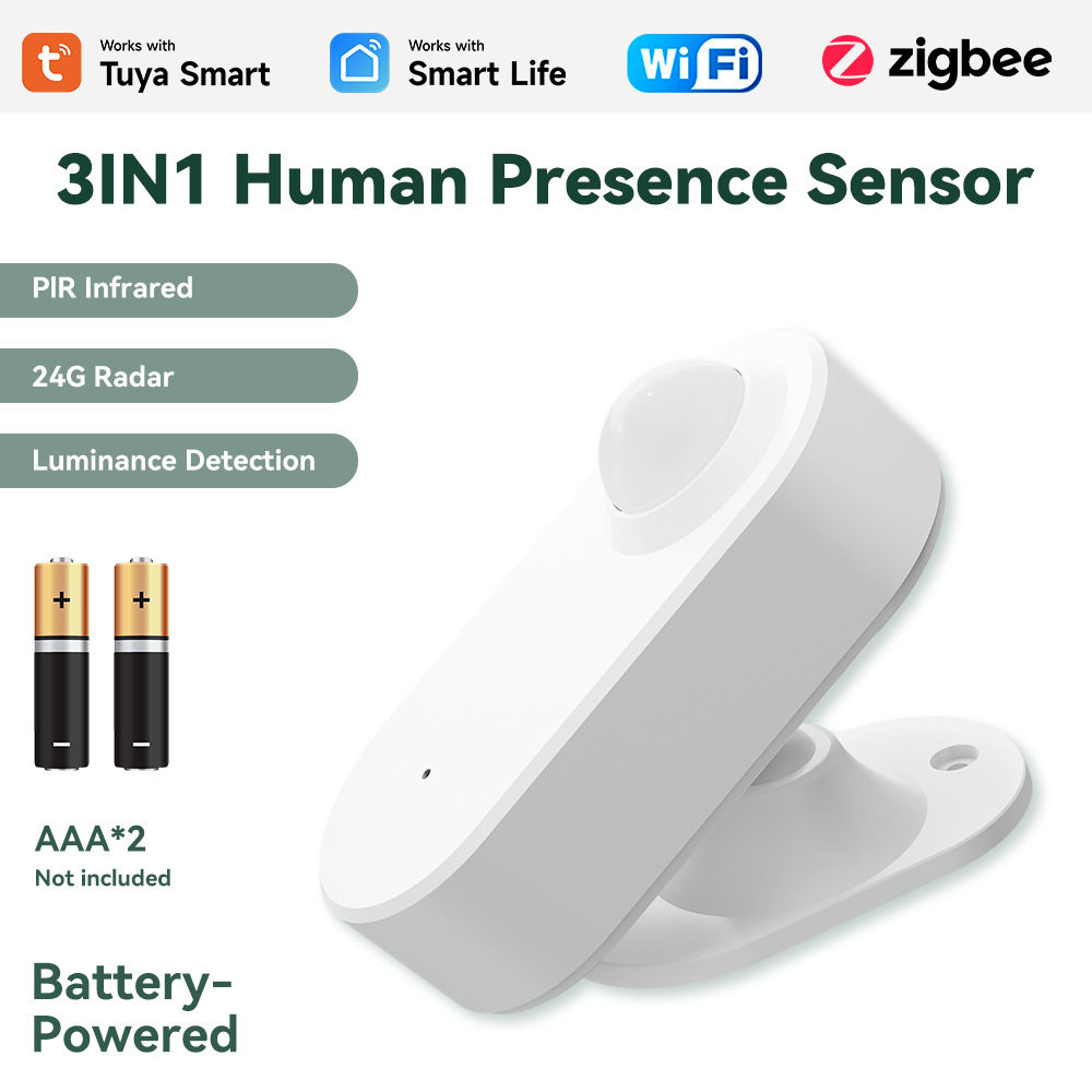 涂鸦zigbee智能24G毫米雷达波人体存在传感电池全屋灯光场景联动,电子/电工,智能传感/报警器,淘宝优惠券,粉丝福利购,淘宝优惠卷