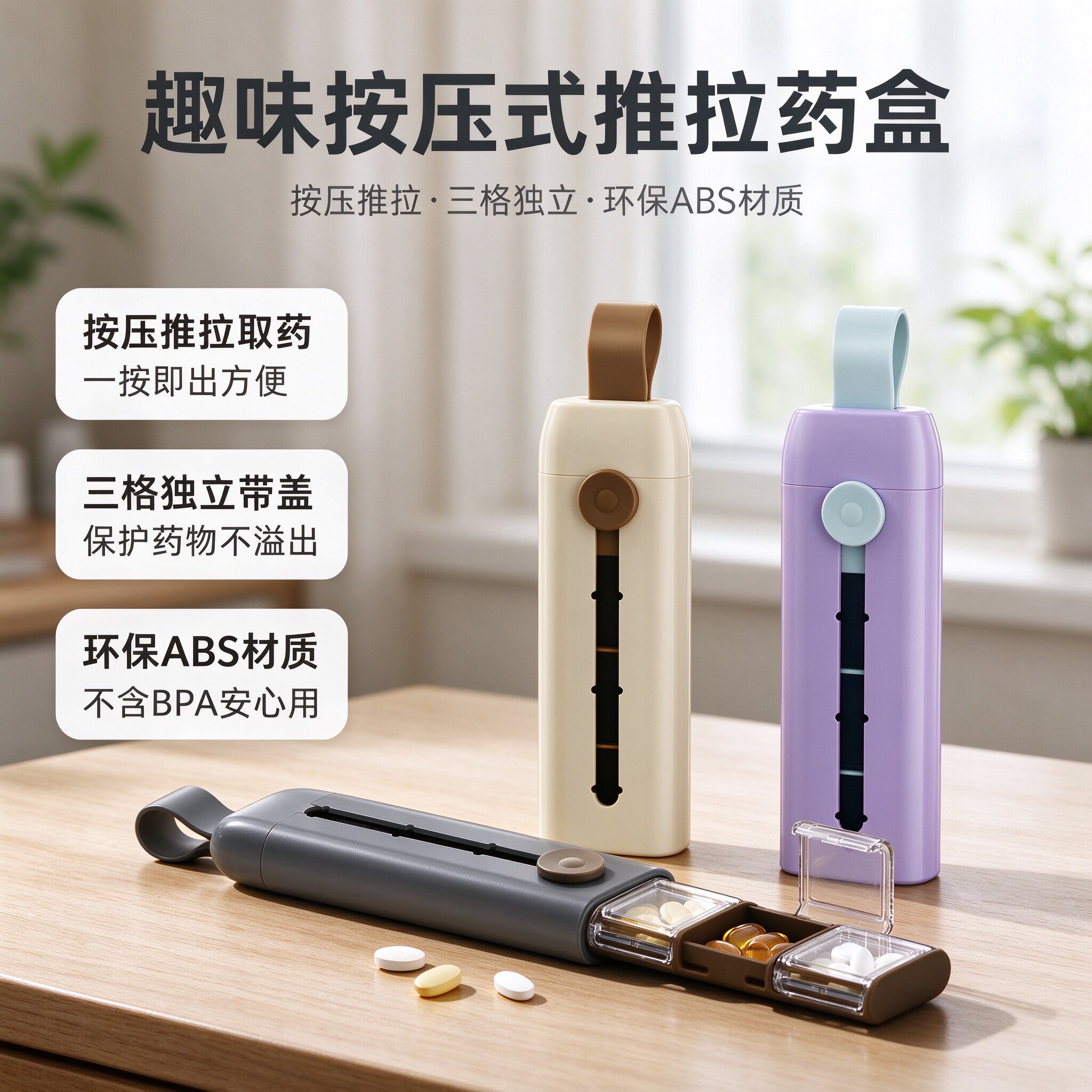 水滴形不锈钢小药瓶便携随身密封可装药救心丸项坠钥匙扣挂件