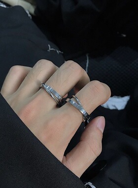 戒指钛钢嘻哈冷淡风男女
