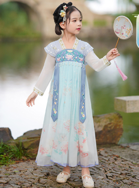 汉服女童夏季超仙古风公主连衣裙2026新款儿童小女孩唐装古装春装