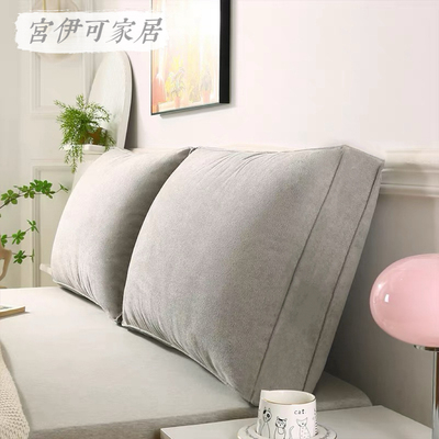 沙发立体靠垫靠垫立体大靠背棉麻
