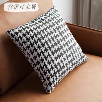 棉麻客厅沙发靠垫宫伊可家居