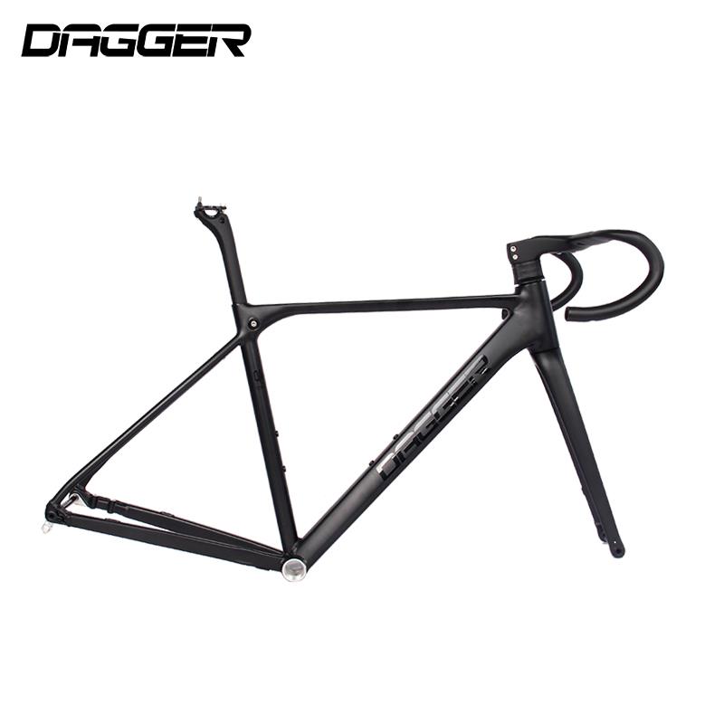 DAGGER铝合金内走线公路车架车架碳纤维桶轴前叉平把超轻内走线架