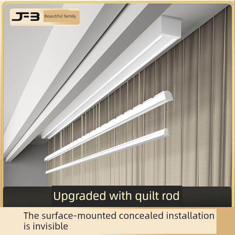 佳佳美隐形单极电动晾衣架表面安装嵌入式隐藏智能遥控器可调侧面