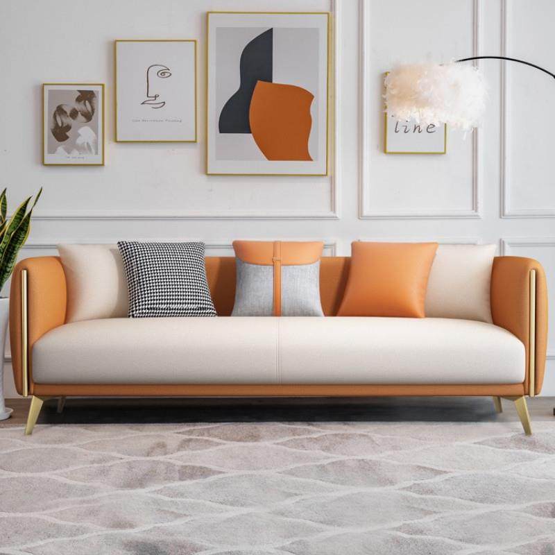 北欧轻奢沙发美容院休息区接待简约小户型客厅公寓三人服装店网红,住宅家具,布艺沙发,淘宝优惠券,粉丝福利购,淘宝优惠卷