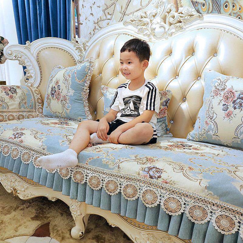 欧式皮沙发垫子轻奢防滑靠保护壳布扶手巾高级座垫套罩四季通用定