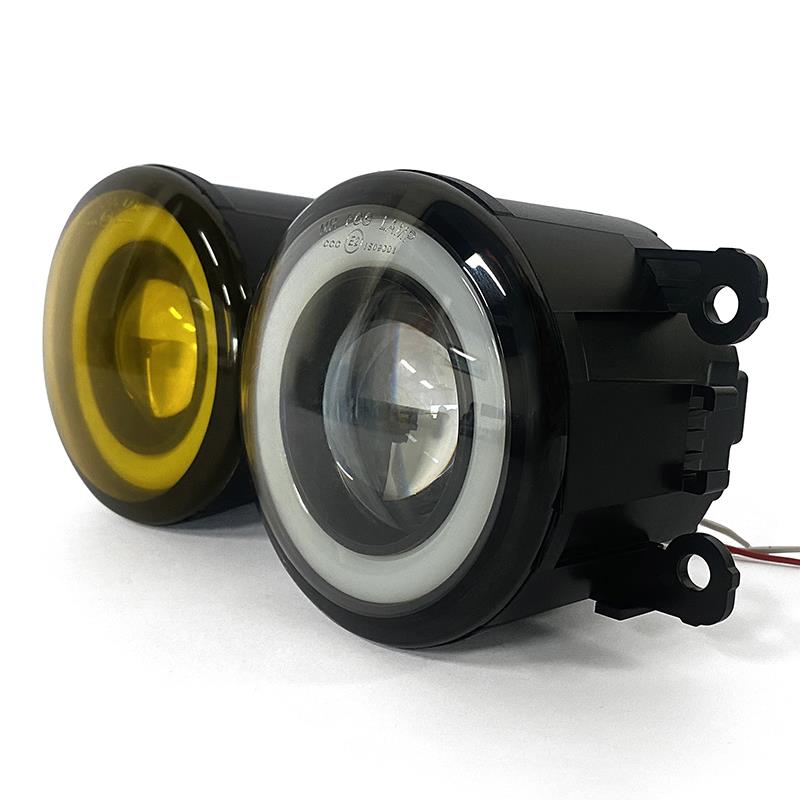 适用于东风标致雾灯307 308 207 2008 3008改装LED透镜前雾灯总成