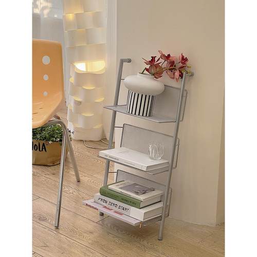 ins中古书架置物架落地杂志陈列服装店展示架靠墙上多层收纳床边