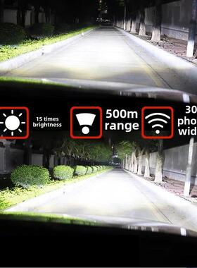 100W80W氙灯组车12V疝气大灯泡9005H7H11H4D2H超亮强光温度