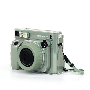 拍立得wide400保护壳富士instax wide400保护套透明壳子水晶硬壳