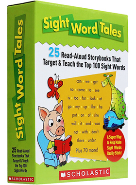 现货 常见高频词 sight word tales 25册 关键词 故事书 儿童英语词汇拼读绘本 scholastic美国学乐分级阅读 进口英文原版图书