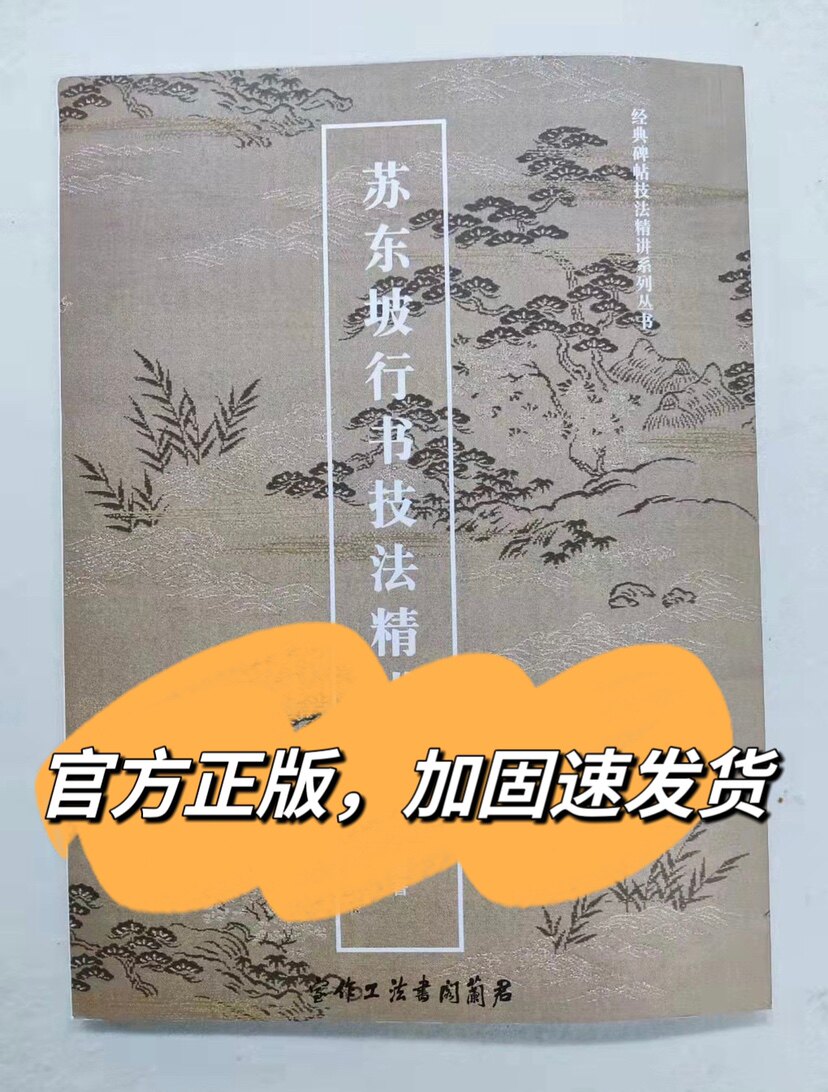 苏东坡行书技法精讲 附教学视频成人初学书法字帖 黄州寒食帖手札